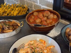Diverse varmretter tapas